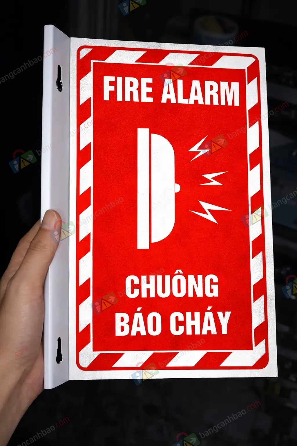 Bảng Tam Giác Chuông Báo Cháy Phản Quang